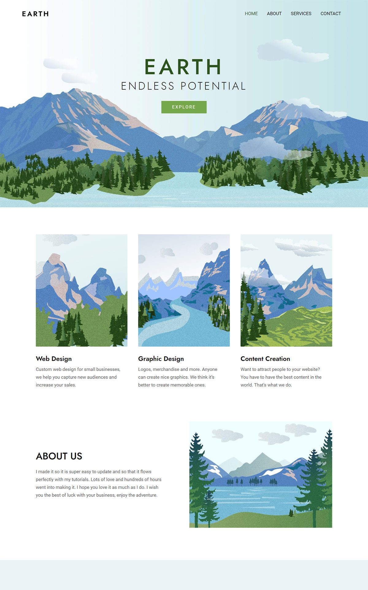 Making of informational portal